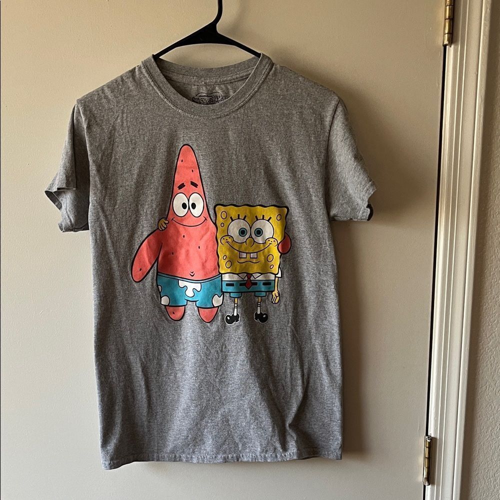 SpongeBob SquarePants Gray T-Shirt with Patrick